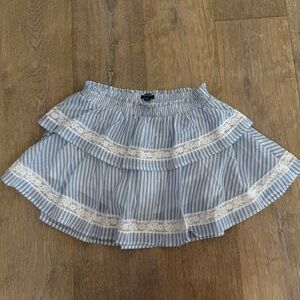 Wild Fable Tiered Striped Mini Skirt